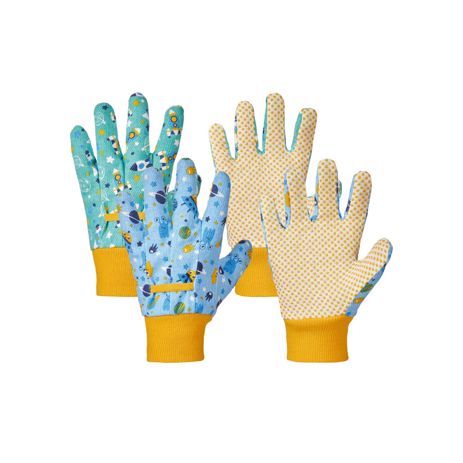 PARKSIDE 2 Paar kinder thuishandschoenen (Blauw/turquoise, 5) afbeelding 1