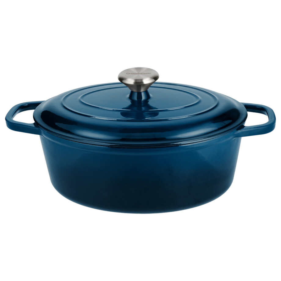 SILVERCREST Gietijzeren braadpan, Ø29 cm (Blauw) afbeelding 1