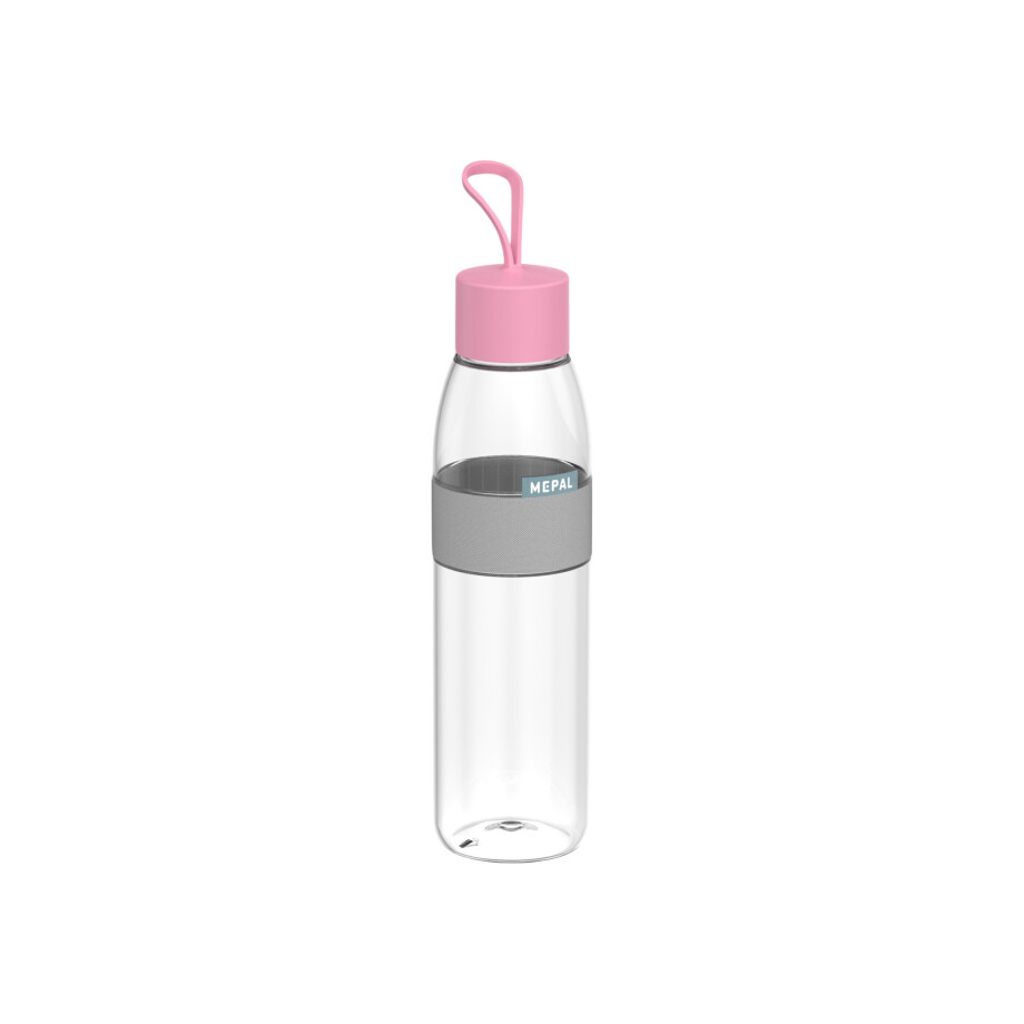 Mepal Broodtrommel of drinkfles (Drinkfles, Lichtroze) afbeelding 1