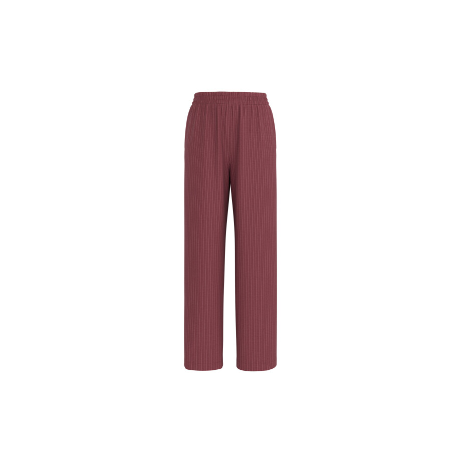 ESMARA Dames broek, wide leg (Rood, L (44/46)) afbeelding 1