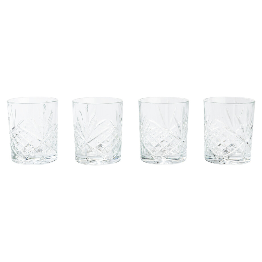 ERNESTO 4 whisky- of longdrinkglazen (Whiskyglazen) afbeelding 