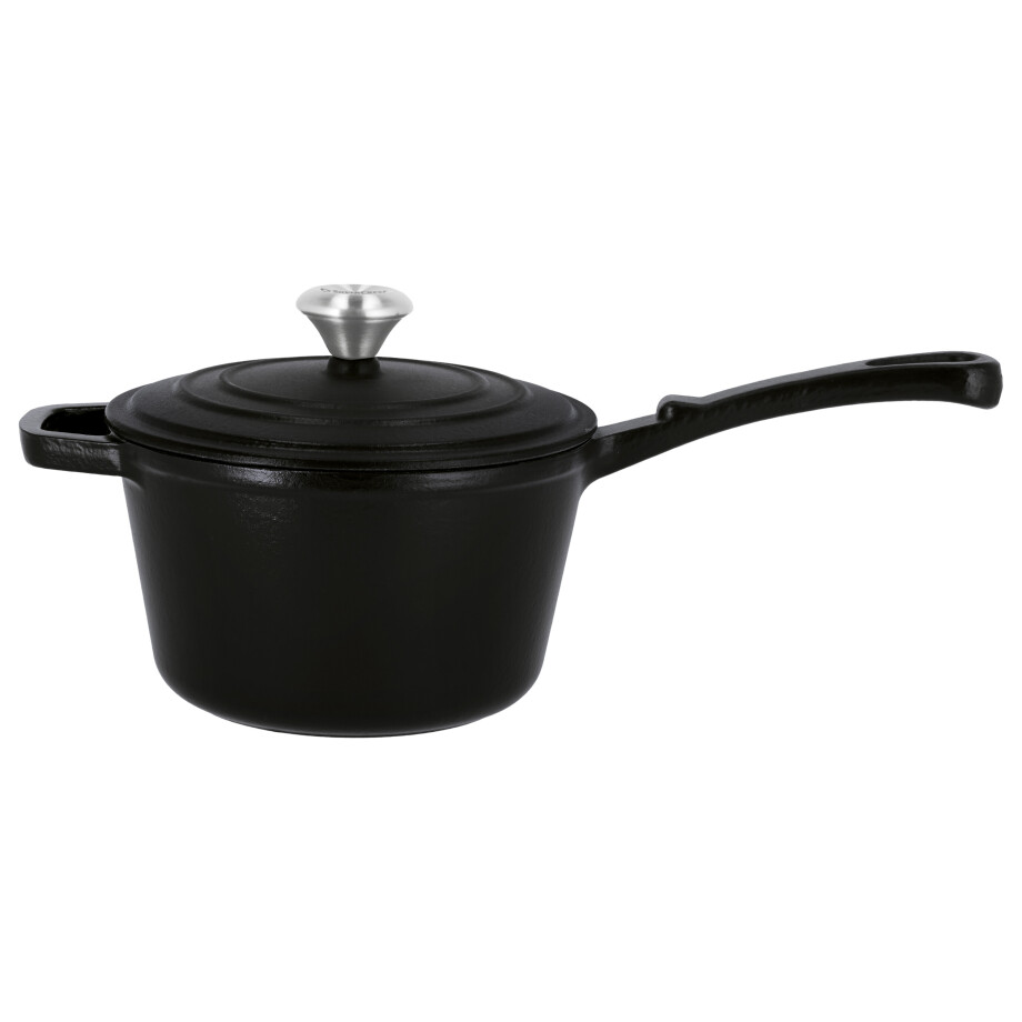 SILVERCREST Gietijzeren steelpan, Ø18 cm (zwart) SILVERCREST Gietijzeren steelpan, Ø18 cm (zwart) afbeelding 1