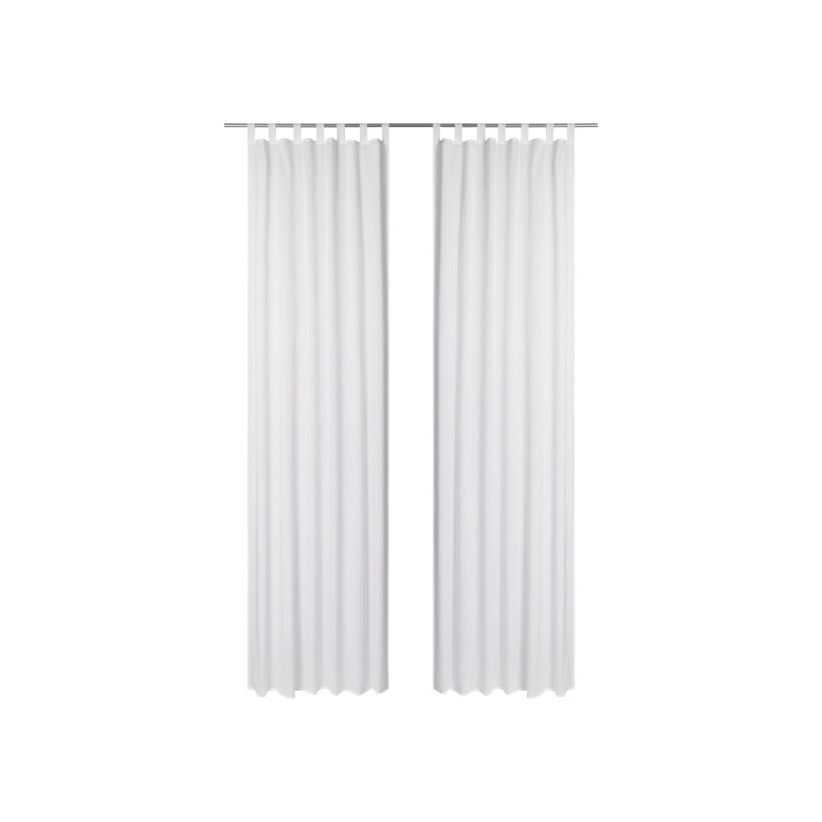 LIVARNO home 2-delige gordijnenset 120 x 300 cm (Wit) afbeelding 1