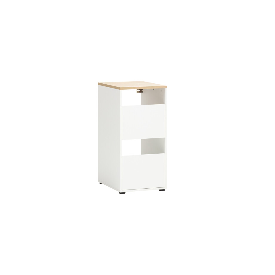 Schildmeyer Kast Solea (2 vakken, hoogte 95,8 cm, mat wit) afbeelding 1