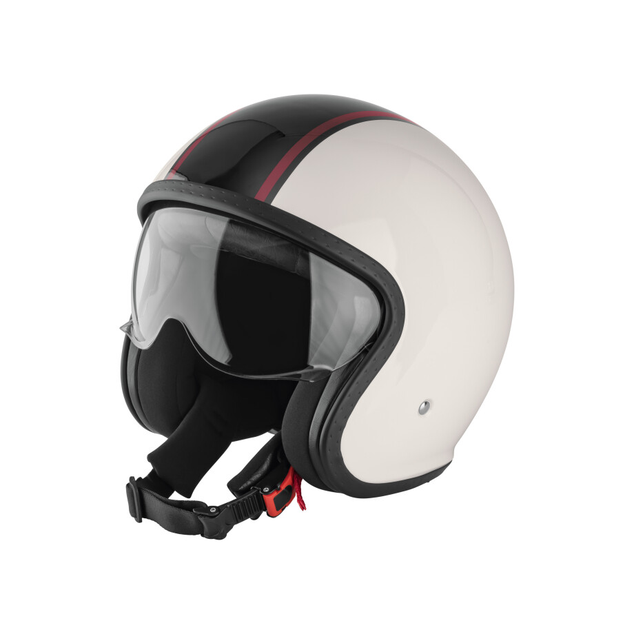 ULTIMATE SPEED Scooter helm maat S (Crème/zwart) ULTIMATE SPEED Scooter helm maat S (Crème/zwart) afbeelding 1