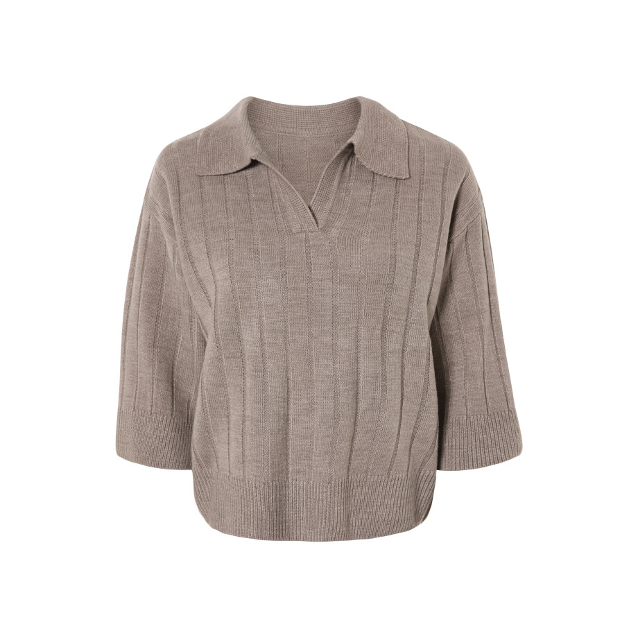 esmara Gebreide dames trui (Beige, XS (32/34)) afbeelding 1