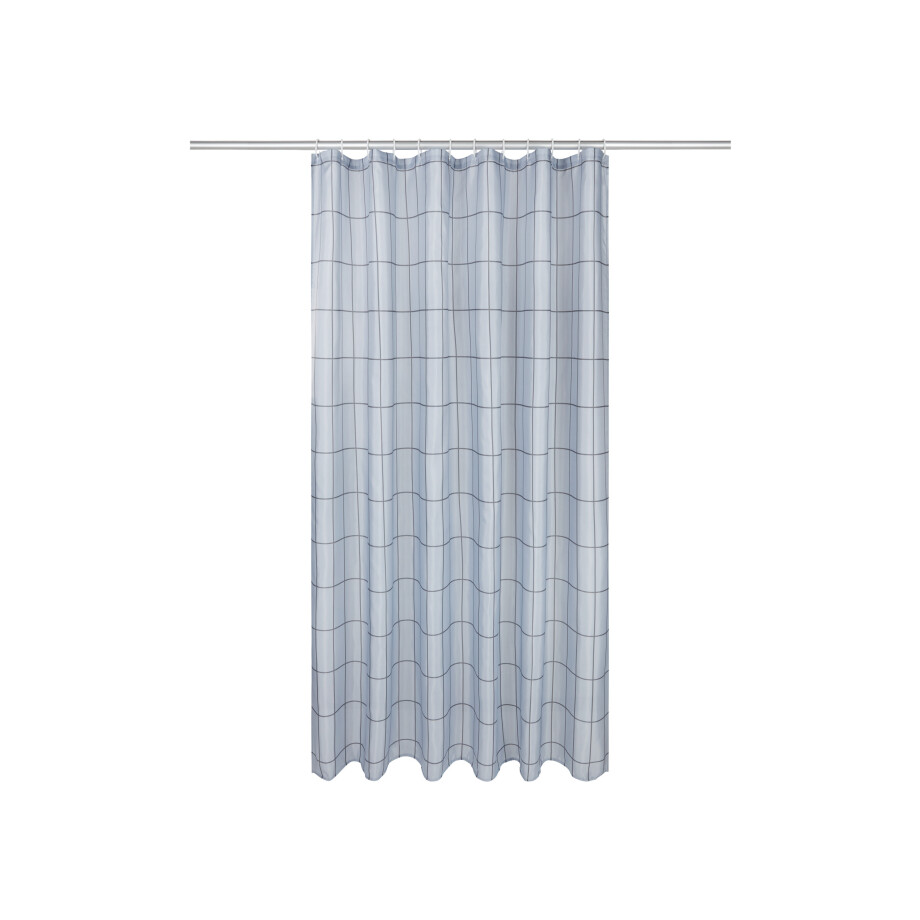 LIVARNO home Douchegordijn 180 x 200 cm (Grijs) afbeelding 1