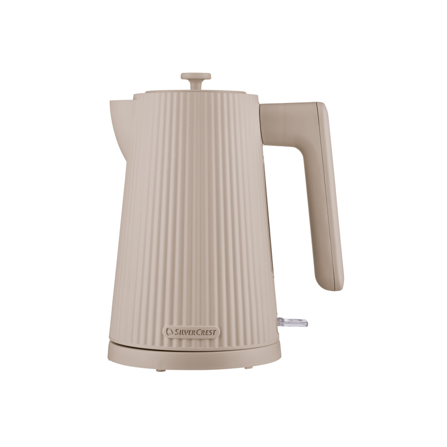 SILVERCREST Waterkoker plissé 1,7 L (Beige) afbeelding 1