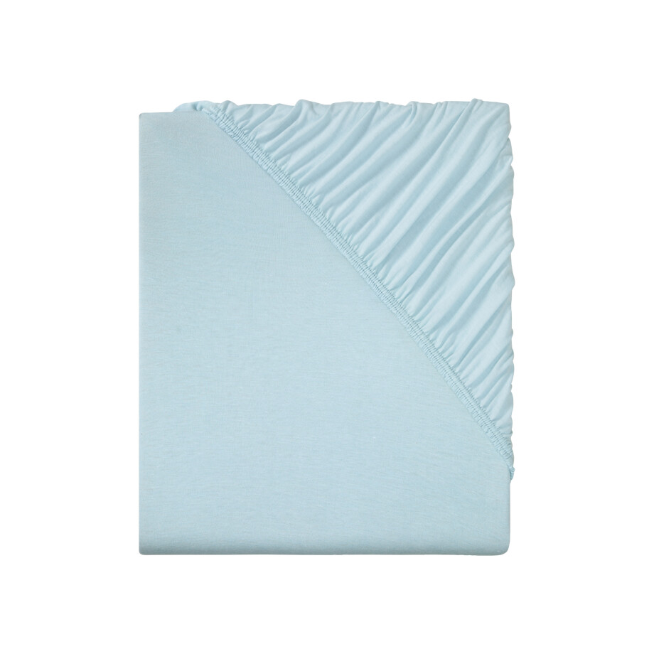 LIVARNO home Jersey hoeslaken 90-100 x 200 cm (Lichtblauw) LIVARNO home Jersey hoeslaken 90-100 x 200 cm (Lichtblauw) afbeelding 1