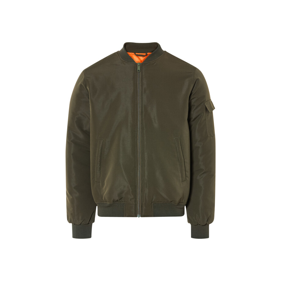 LIVERGY Heren bomberjack (Kaki, L) afbeelding 1