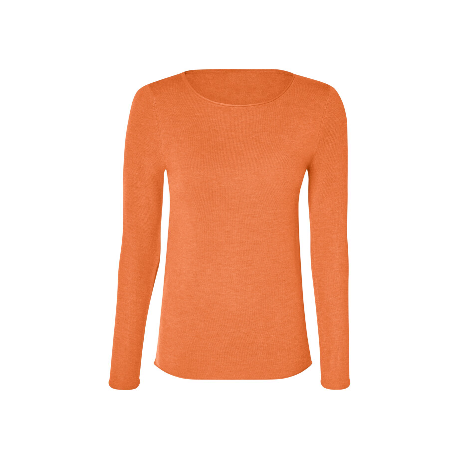 ESMARA Dames fijngebreide trui, aangesloten pasvorm. (Oranje, S (36/38)) ESMARA Dames fijngebreide trui, aangesloten pasvorm. (Oranje, S (36/38)) afbeelding 1