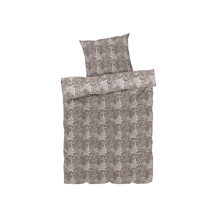 LIVARNO HOME Dekbedovertrek 140 x 200 cm (bloemen donkerbruin) LIVARNO HOME Dekbedovertrek 140 x 200 cm (bloemen donkerbruin) afbeelding 1