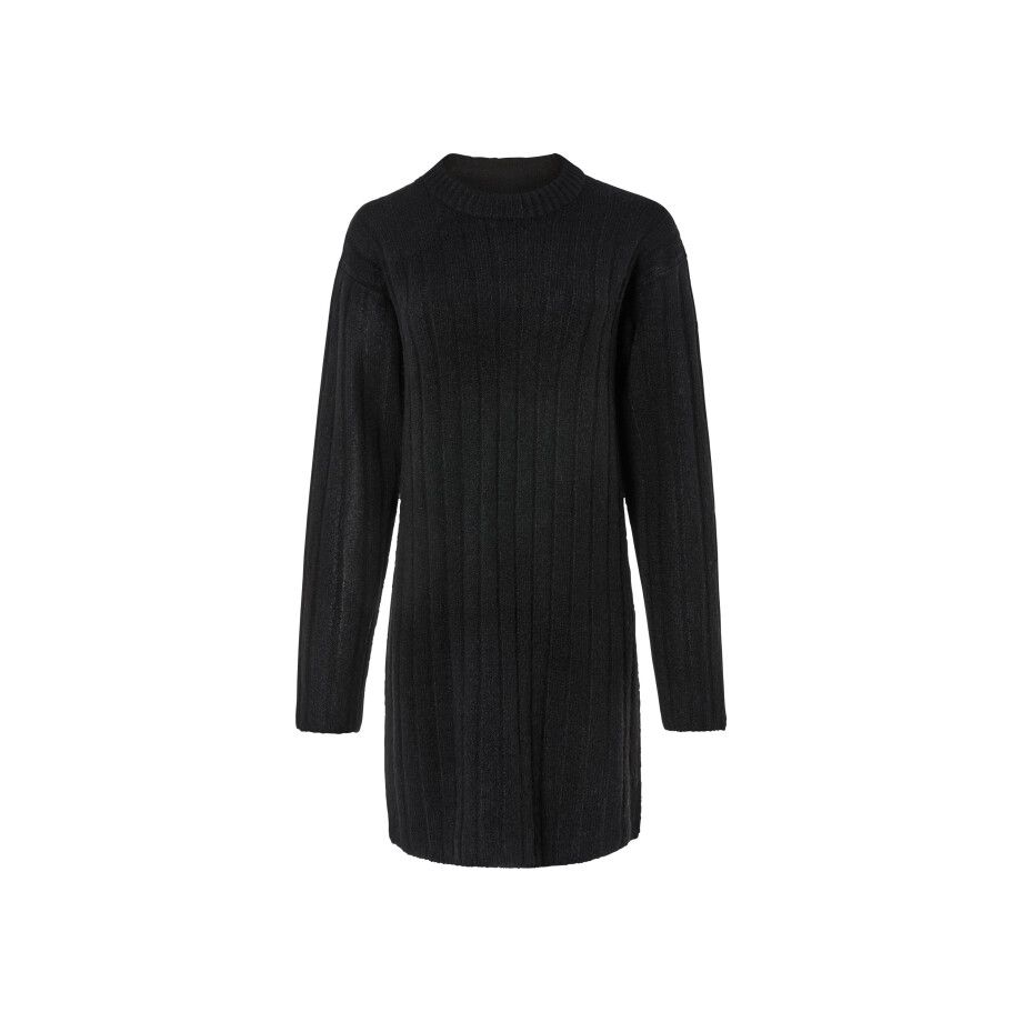 ESMARA Gebreide dames jurk (Zwart, XS (32/34)) afbeelding 1