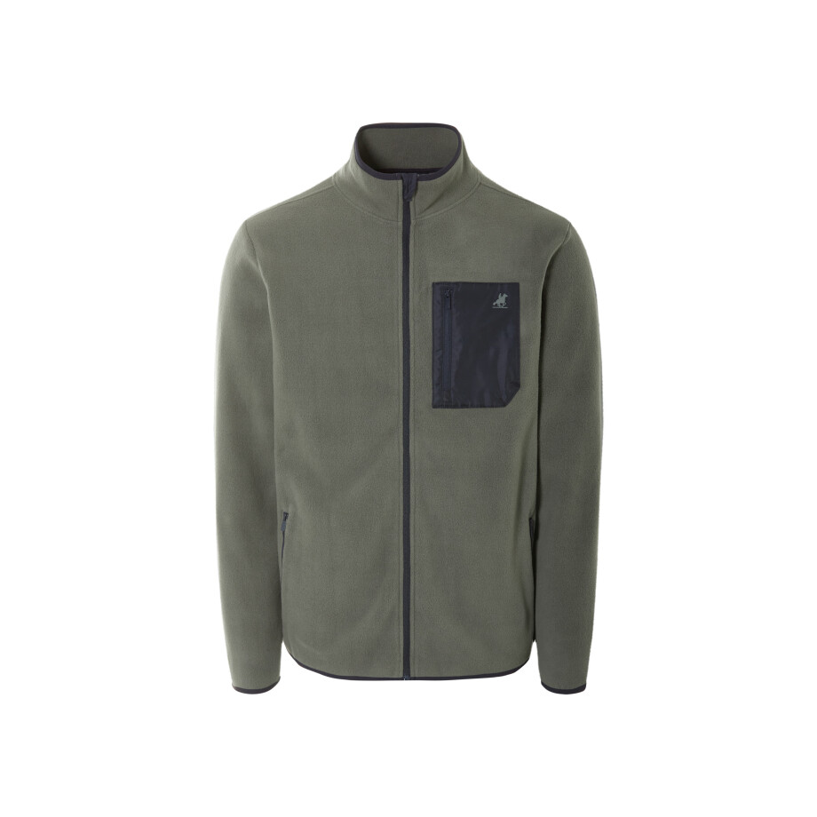 LIVERGY Heren fleecevest (Kaki, XL) afbeelding 1