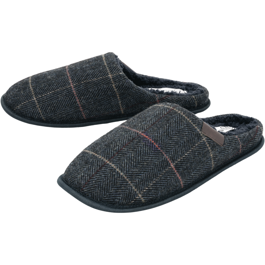 esmara Heren pantoffels (Marineblauw, 40) afbeelding 1