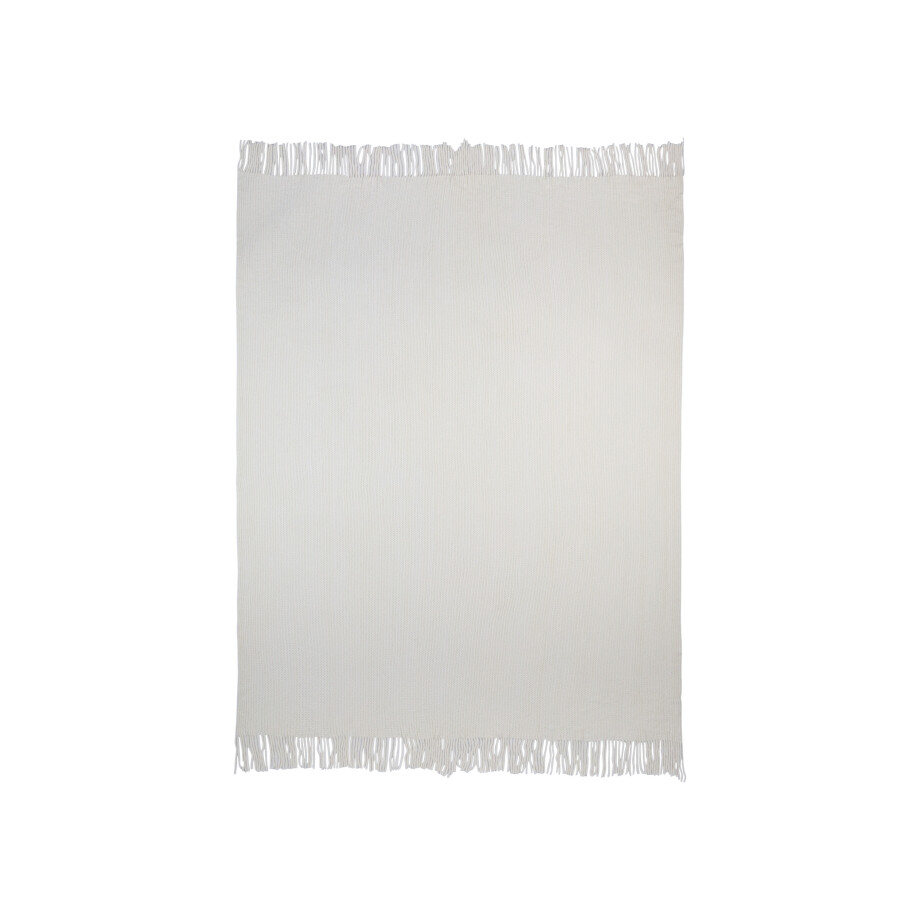 LIVARNO home Plaid 130 x 170 cm (Beige) afbeelding 1