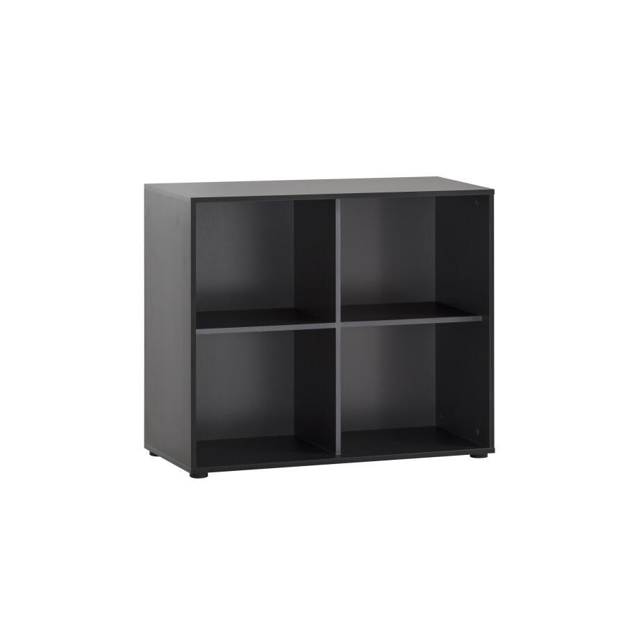Schildmeyer Kast Aino (4 vakken, Matzwart) Schildmeyer Kast Aino (4 vakken, Matzwart) afbeelding 1