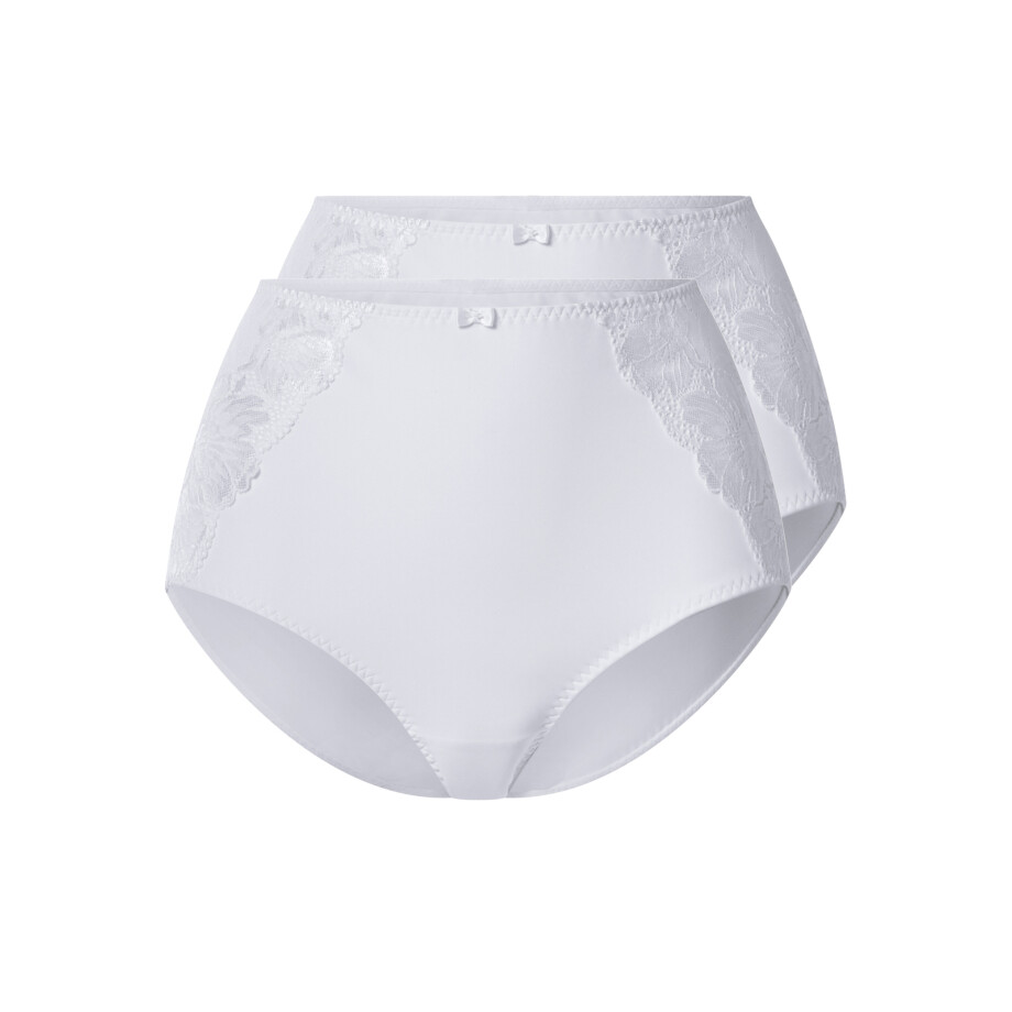 esmara Set van 2 dames slips (Wit, XL (48/50)) afbeelding 1