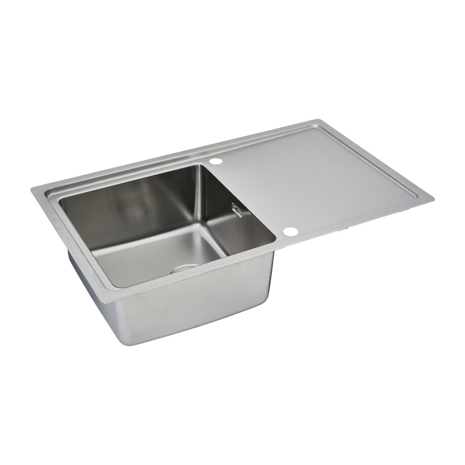 Respekta RVS wasbak Chicago (86x50 cm) afbeelding 1