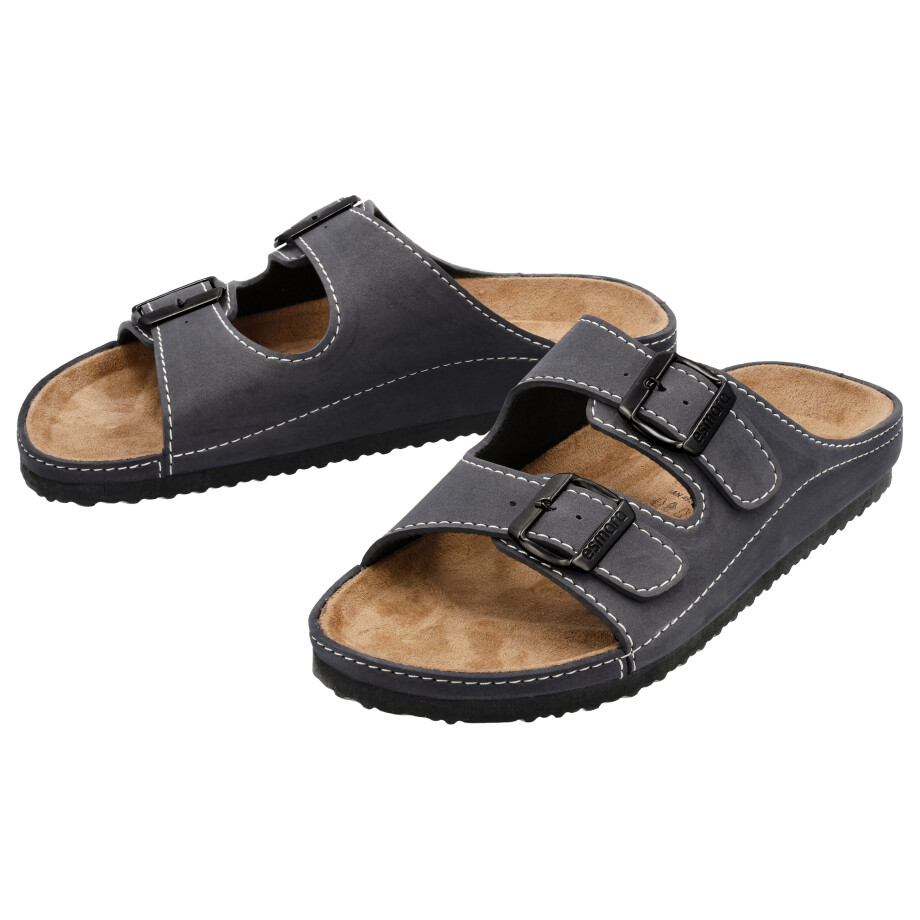 esmara Heren slipper (Marineblauw, 46) afbeelding 1