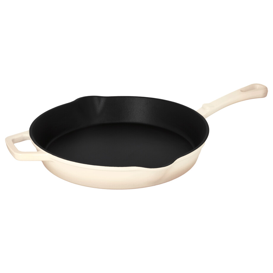 SILVERCREST Gietijzeren pan, Ø30 cm (Crème) SILVERCREST Gietijzeren pan, Ø30 cm (Crème) afbeelding 1