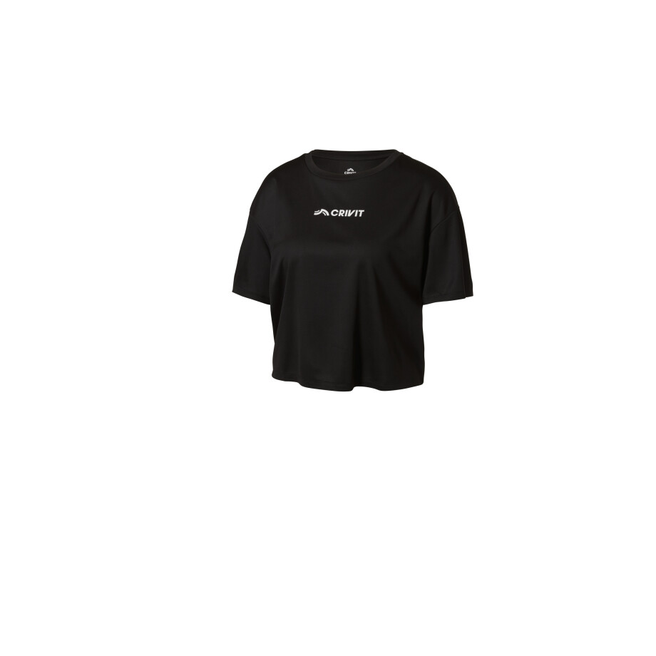 CRIVIT Dames sportshirt (Zwart, XS (32/34)) afbeelding 1