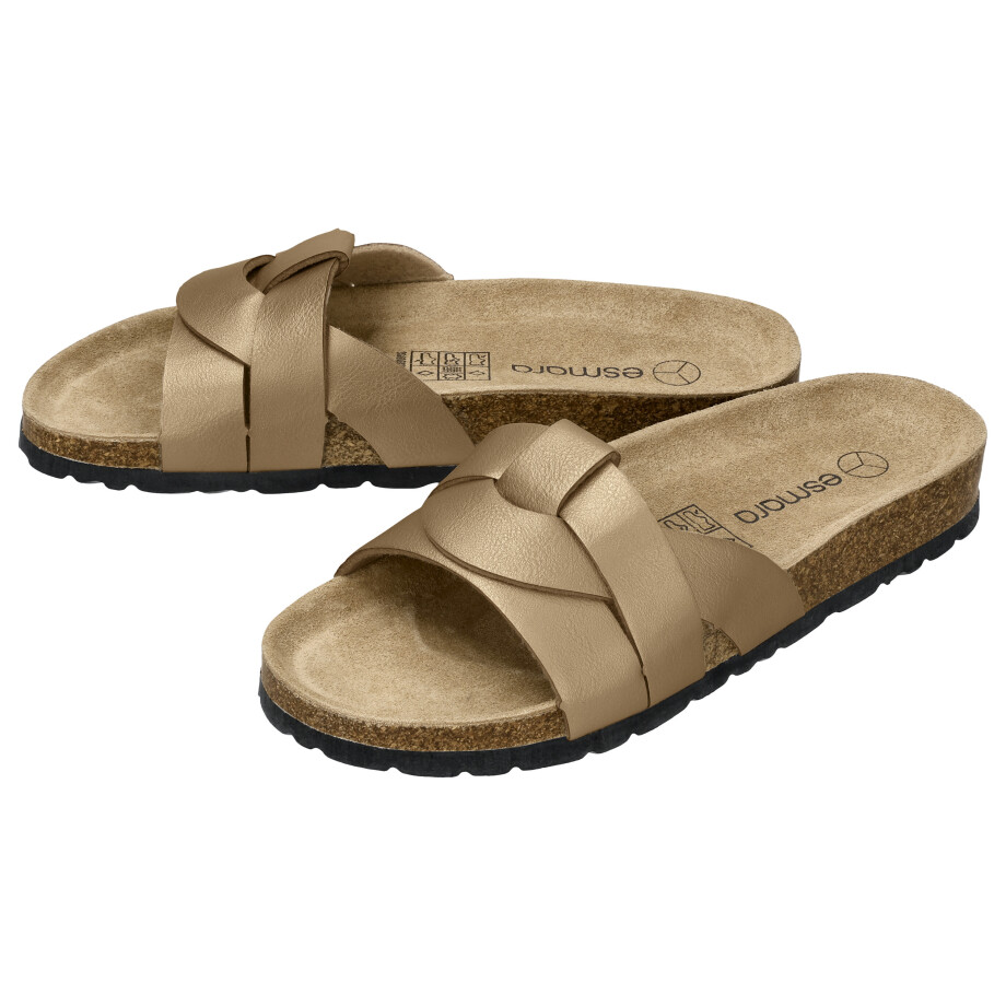 esmara Dames slippers (Goud, 36) afbeelding 1