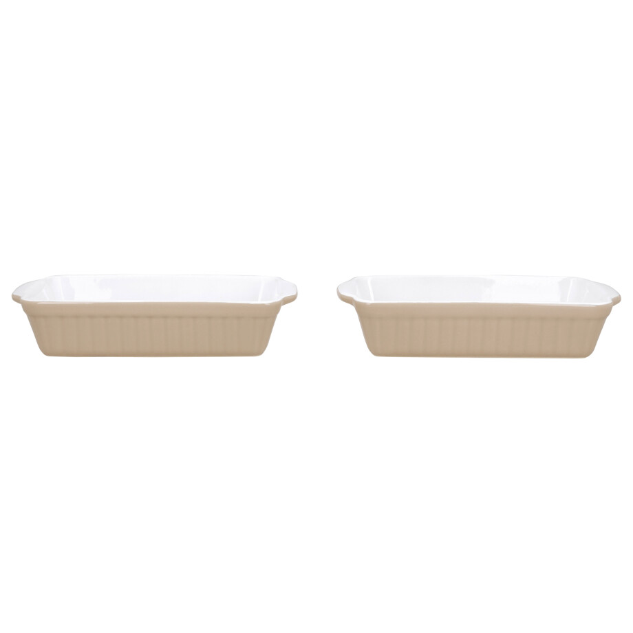 SILVERCREST Ovenschaal (2 kleine, beige) afbeelding 1
