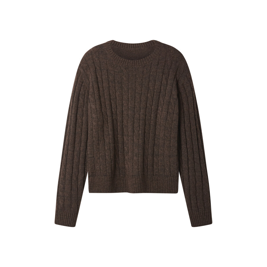esmara Gebreide dames trui (Bruin, L (44/46)) esmara Gebreide dames trui (Bruin, L (44/46)) afbeelding 1