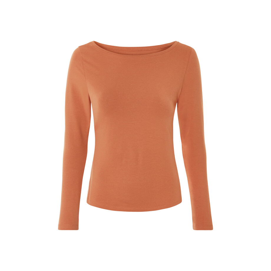 esmara Dames shirt (Oranje, XS (32/34)) afbeelding 1