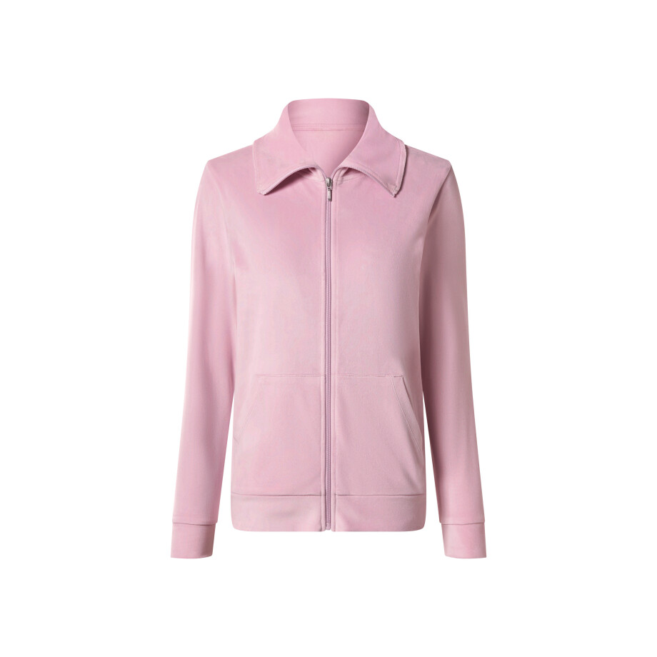 esmara Velours dames vest (Lila, XS (32/34)) afbeelding 1