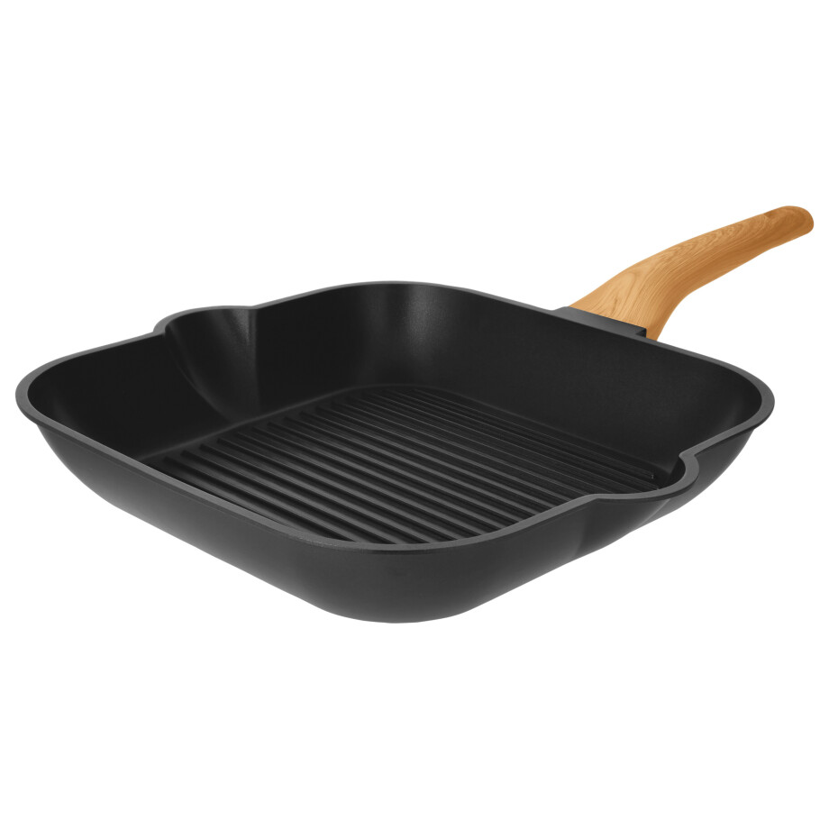 SILVERCREST Braad- of grillpan Ø 28 cm of 27 x 27 cm (Vierkant) SILVERCREST Braad- of grillpan Ø 28 cm of 27 x 27 cm (Vierkant) afbeelding 1