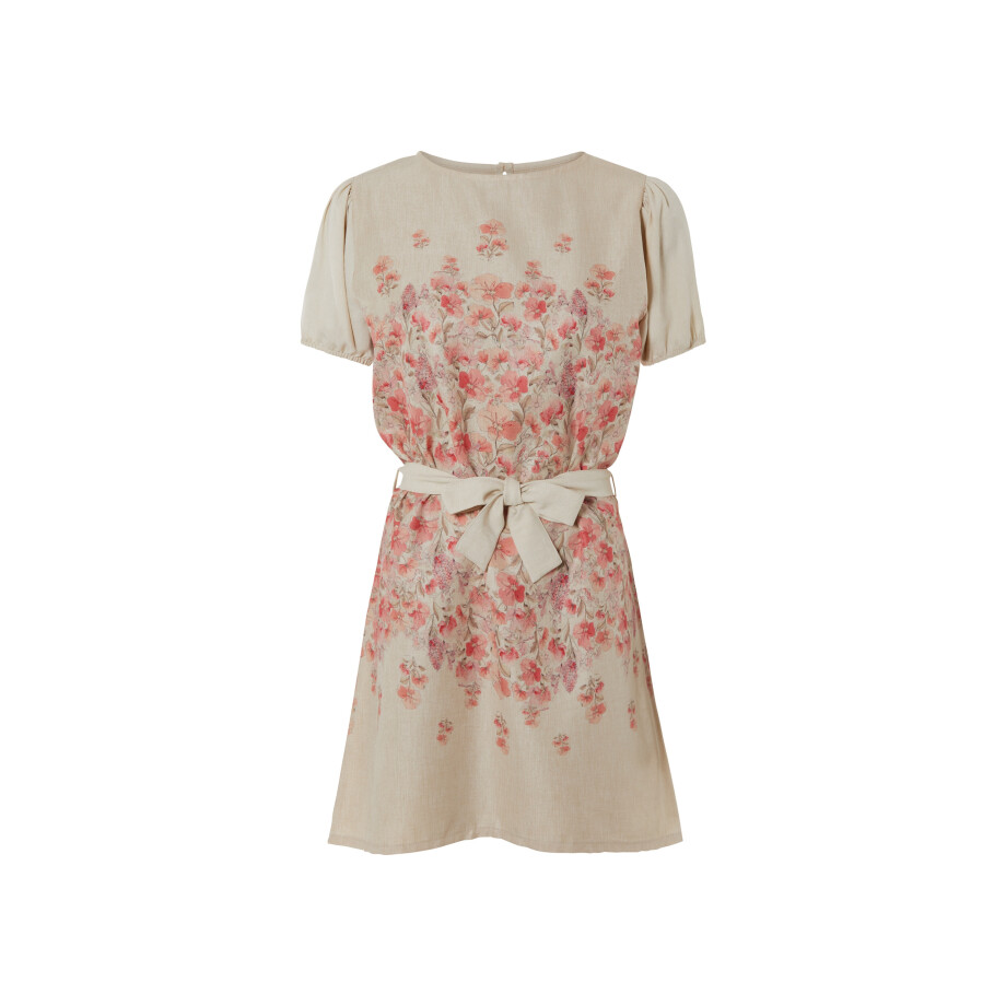 esmara Dames jurk (40, Beige) afbeelding 1