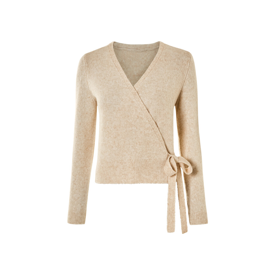 esmara Dames wikkelvest (Beige, M (40/42)) afbeelding 1