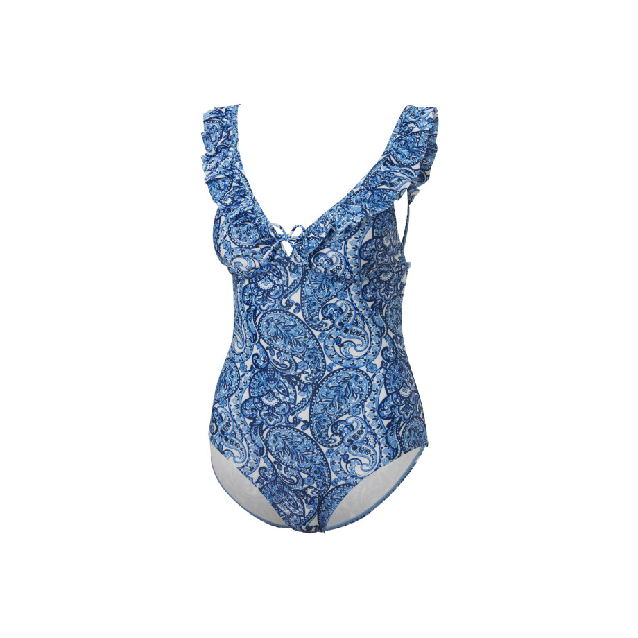 CRIVIT Dames badpak (Blauw/wit, 42) CRIVIT Dames badpak (Blauw/wit, 42) afbeelding 1