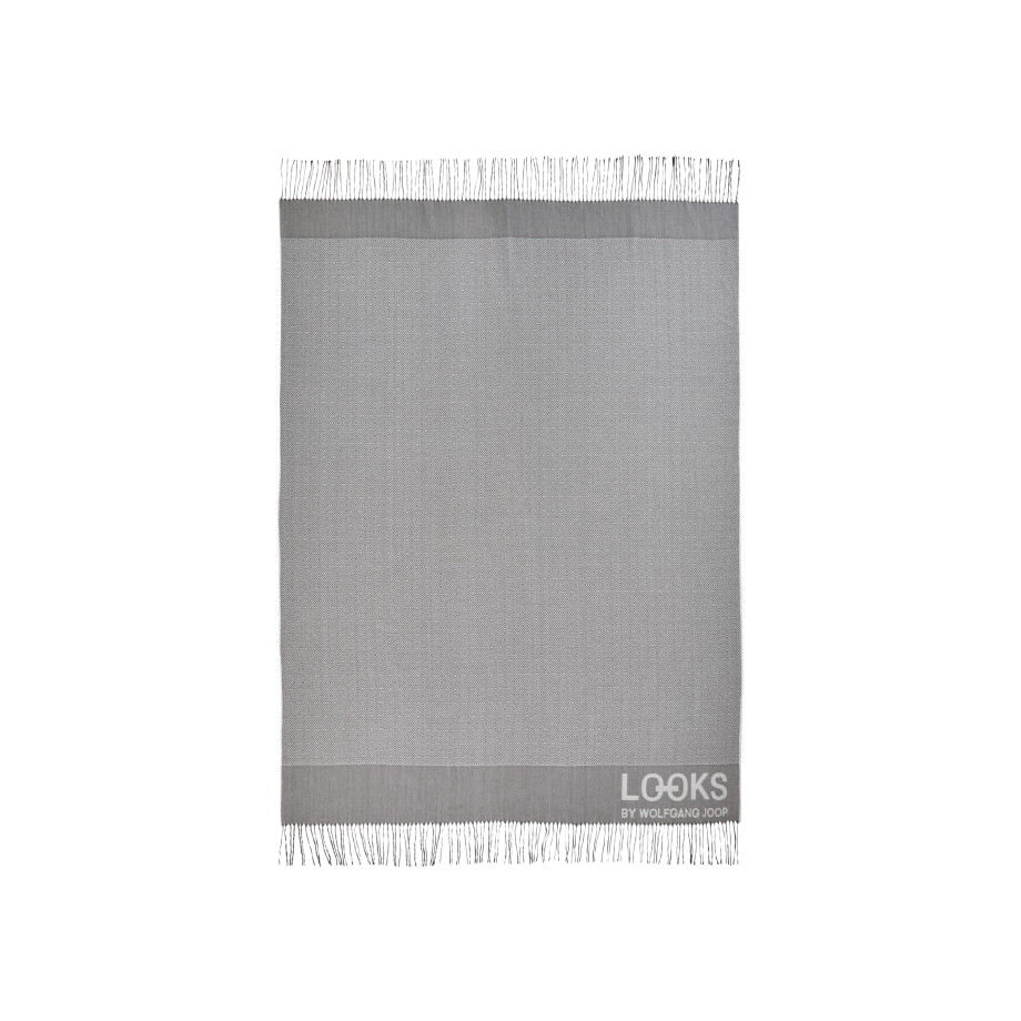 LOOKS BY WOLFGANG JOOP Plaid, 130 x 170 cm (Grijs) LOOKS BY WOLFGANG JOOP Plaid, 130 x 170 cm (Grijs) afbeelding 1