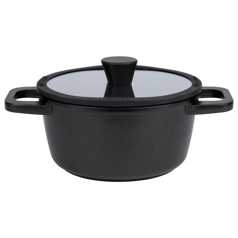 LIVARNO home Aluminium kookpan Ø 20 cm (Zwart) afbeelding 1