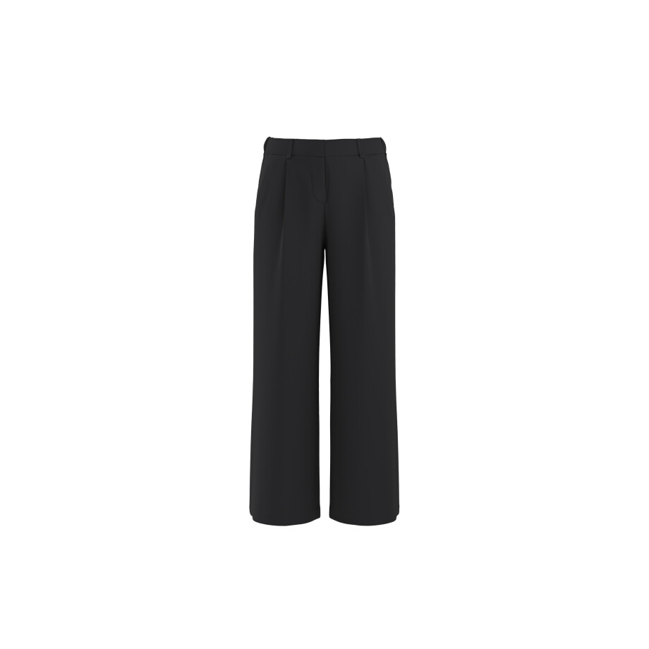ESMARA Dames broek, wide leg (Zwart, L (44/46)) afbeelding 1