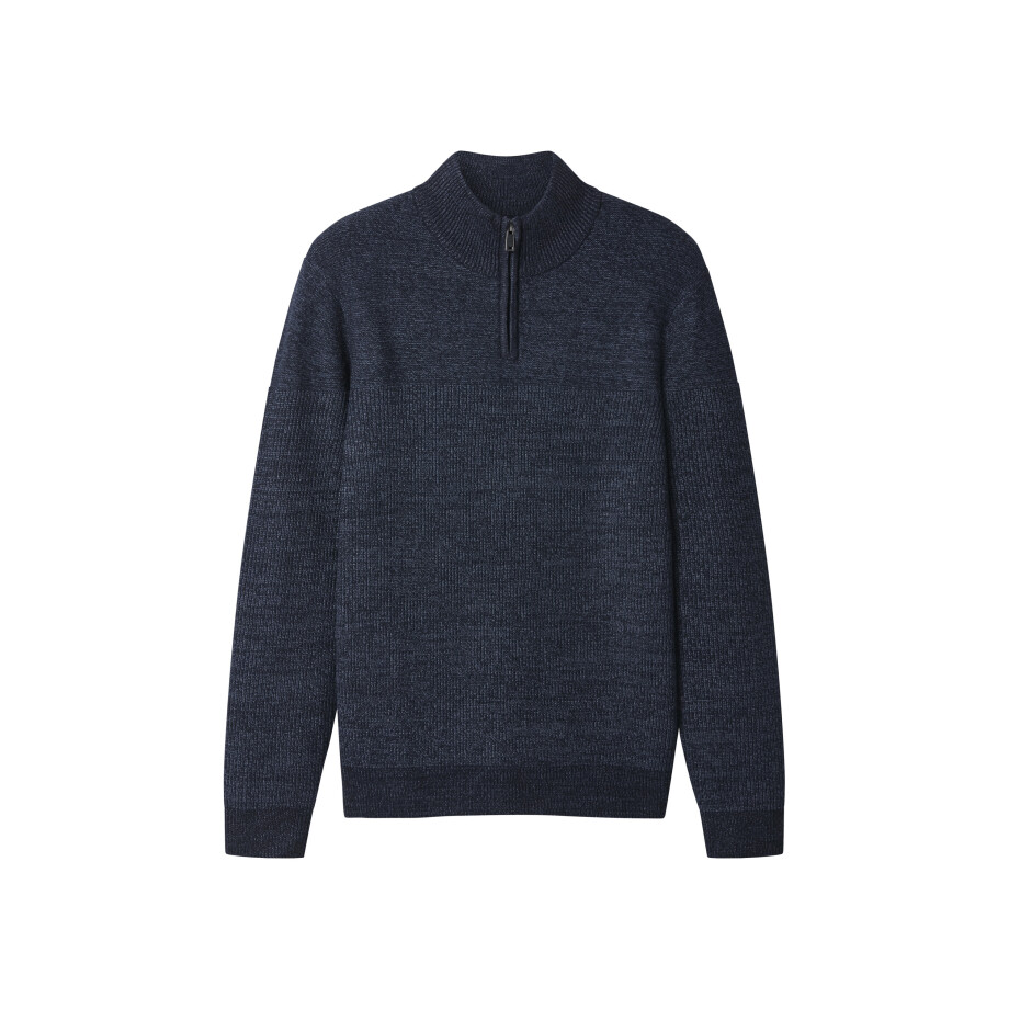 esmara Men Gebreide heren trui (Donkerblauw, M) esmara Men Gebreide heren trui (Donkerblauw, M) afbeelding 1