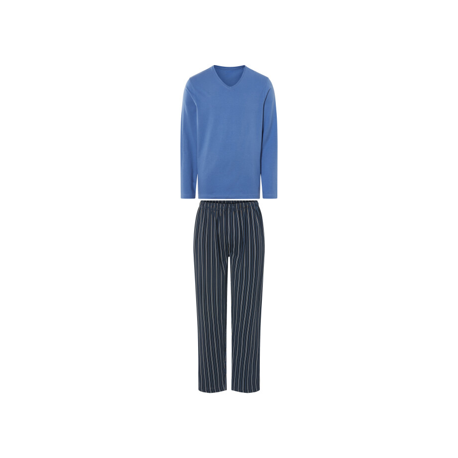 LIVERGY Heren pyjama (M, Blauw) LIVERGY Heren pyjama (M, Blauw) afbeelding 1