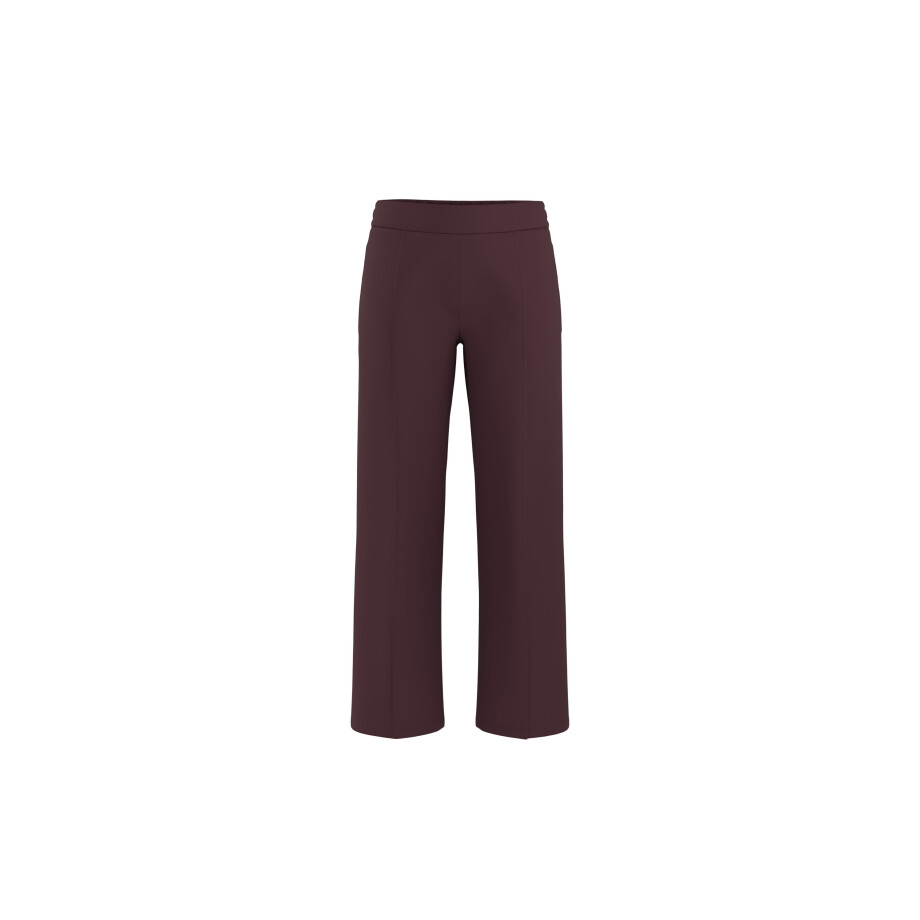 ESMARA Dames broek, straight fit (Bordeaux, L (44/46)) afbeelding 1