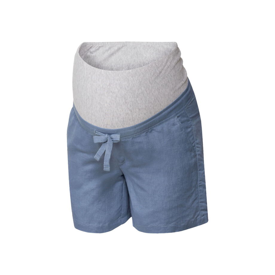 esmara Dames korte zwangerschapsbroek (34, Blauw) esmara Dames korte zwangerschapsbroek (34, Blauw) afbeelding 1