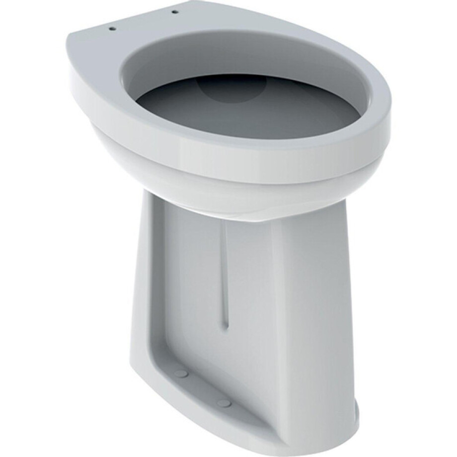 Geberit 300 Comfort closetpot-73 verhoogd +6cm vlakspoel 35.5x45cm AO wit s8002600000g afbeelding 1
