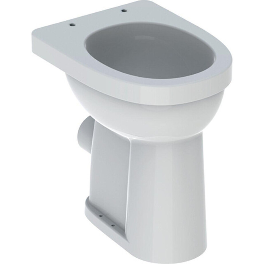 Geberit 300 Comfort closetpot-84 verhoogd +10cm vlakspoel 35.5x47cm PK wit s8000800000g afbeelding 1