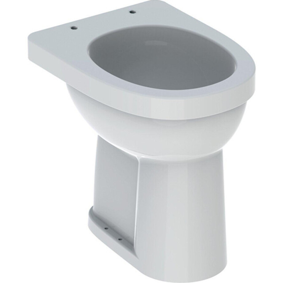 Geberit 300 Comfort closetpot-93 verhoogd +6cm vlakspoel 35.5x47cm AO wit s8000700000g afbeelding 1