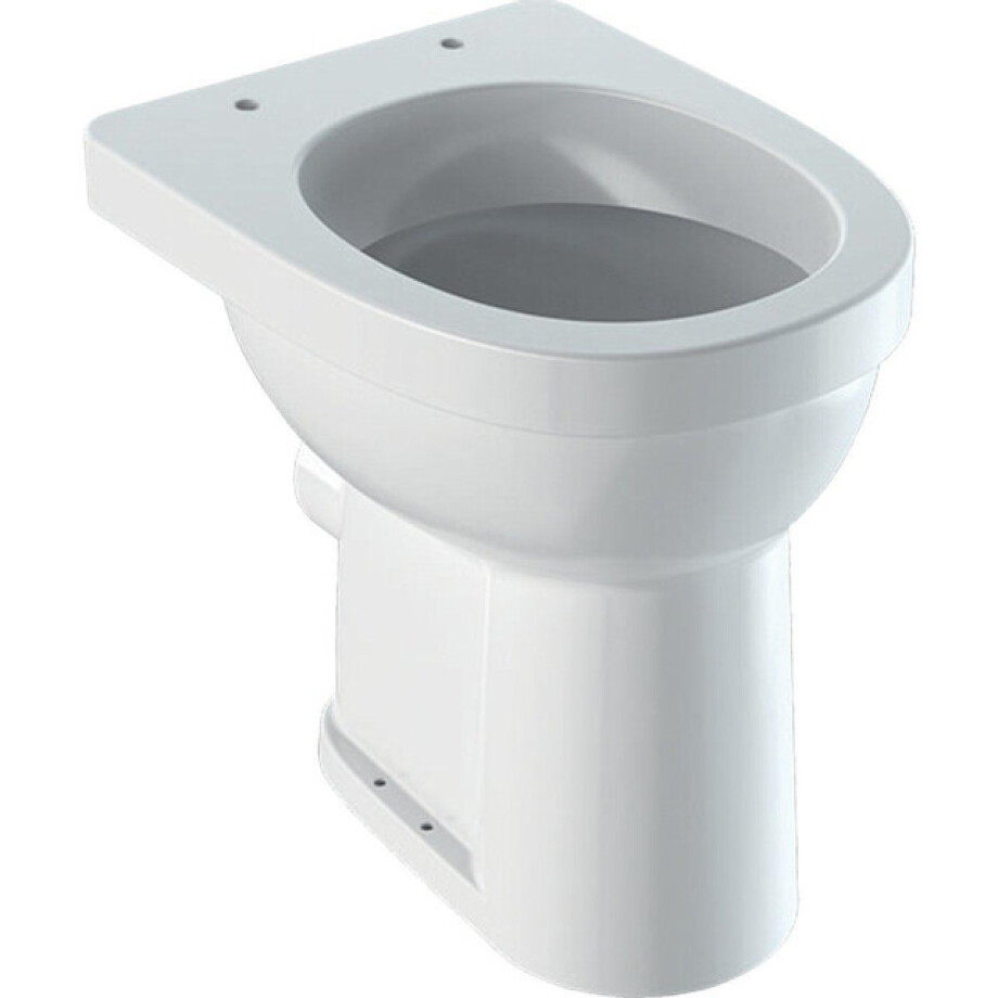 Geberit 300 Comfort closetpot-93 verhoogd +6cm vlakspoel 35.5x47cm PK wit s8000600000g afbeelding 1
