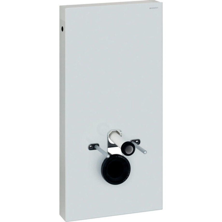 Geberit Monolith module voor wandcloset h101 glas wit aluminium 131.021.si.5 Geberit Monolith module voor wandcloset h101 glas wit aluminium 131.021.si.5 afbeelding 1