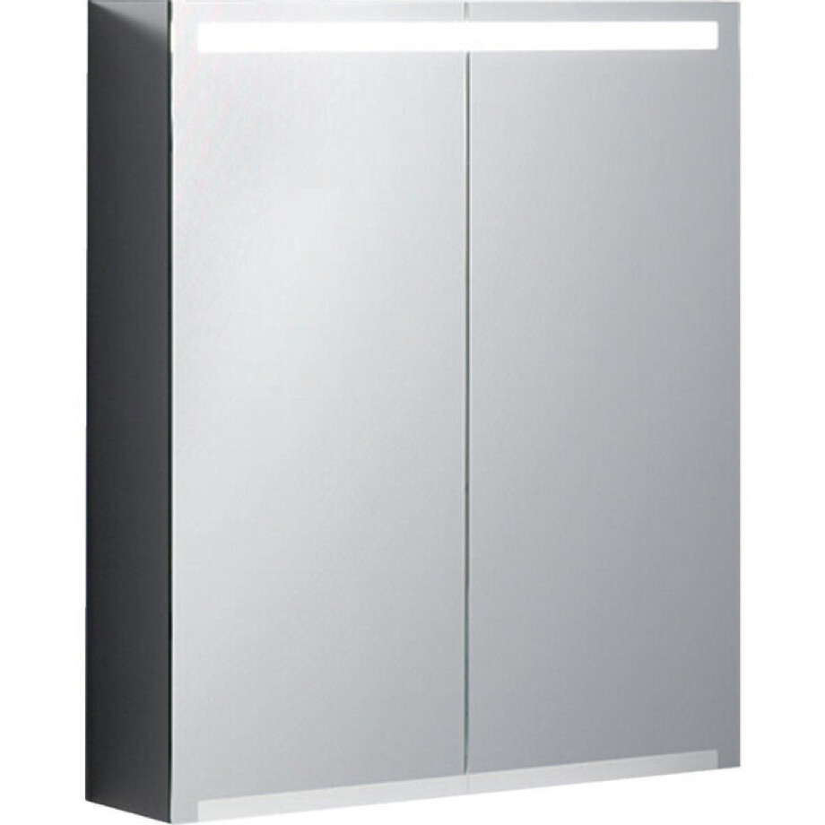 Geberit Option spiegelkast led verlichting 2 deuren 60x70x15cm 500.582.00.1 afbeelding 1