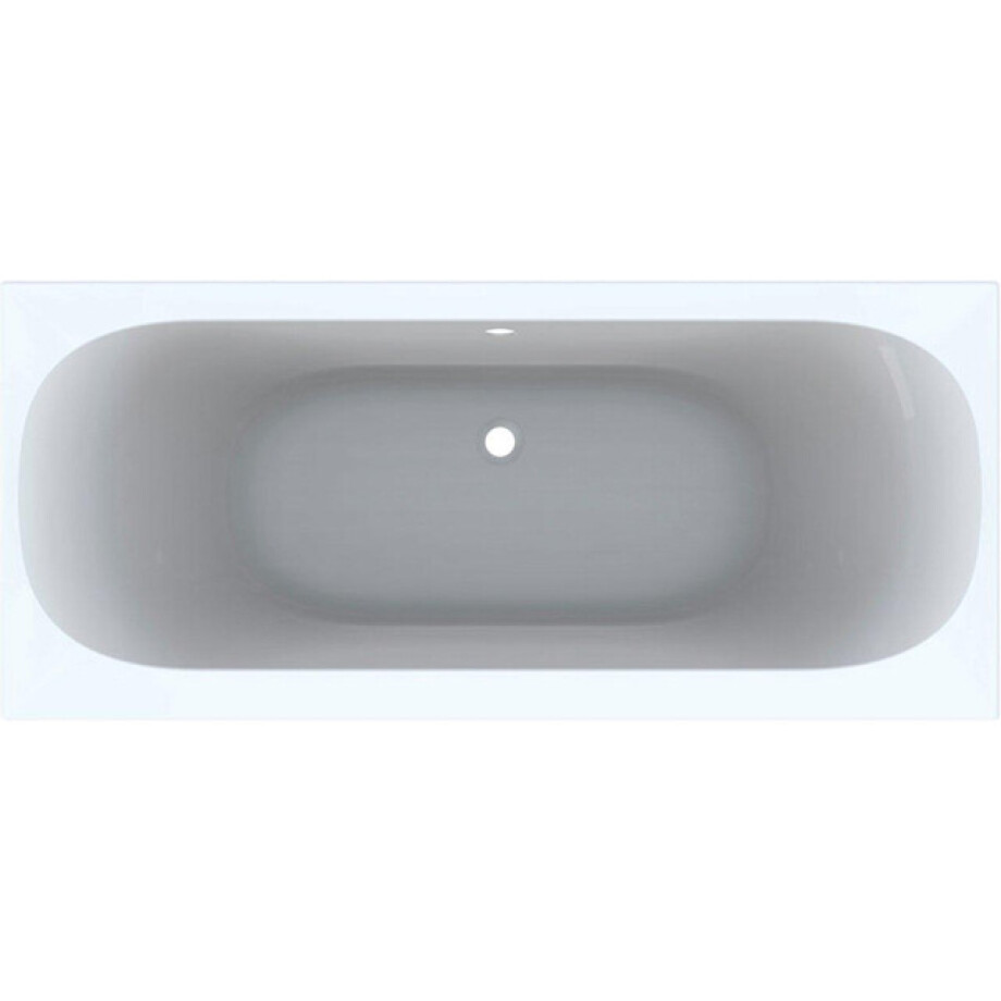 Geberit Soana kunststof duobad acryl rechthoekig 170x75x45cm wit 554.045.01.1 afbeelding 1