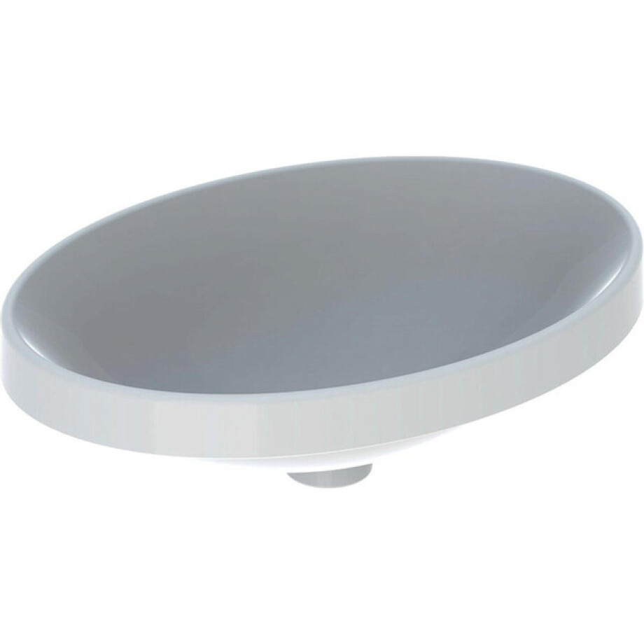 Geberit VariForm opbouw wastafel ovaal zonder overloop 55x40x17.8cm wit 500718012 500.718.01.2 Geberit VariForm opbouw wastafel ovaal zonder overloop 55x40x17.8cm wit 500718012 500.718.01.2 afbeelding 1